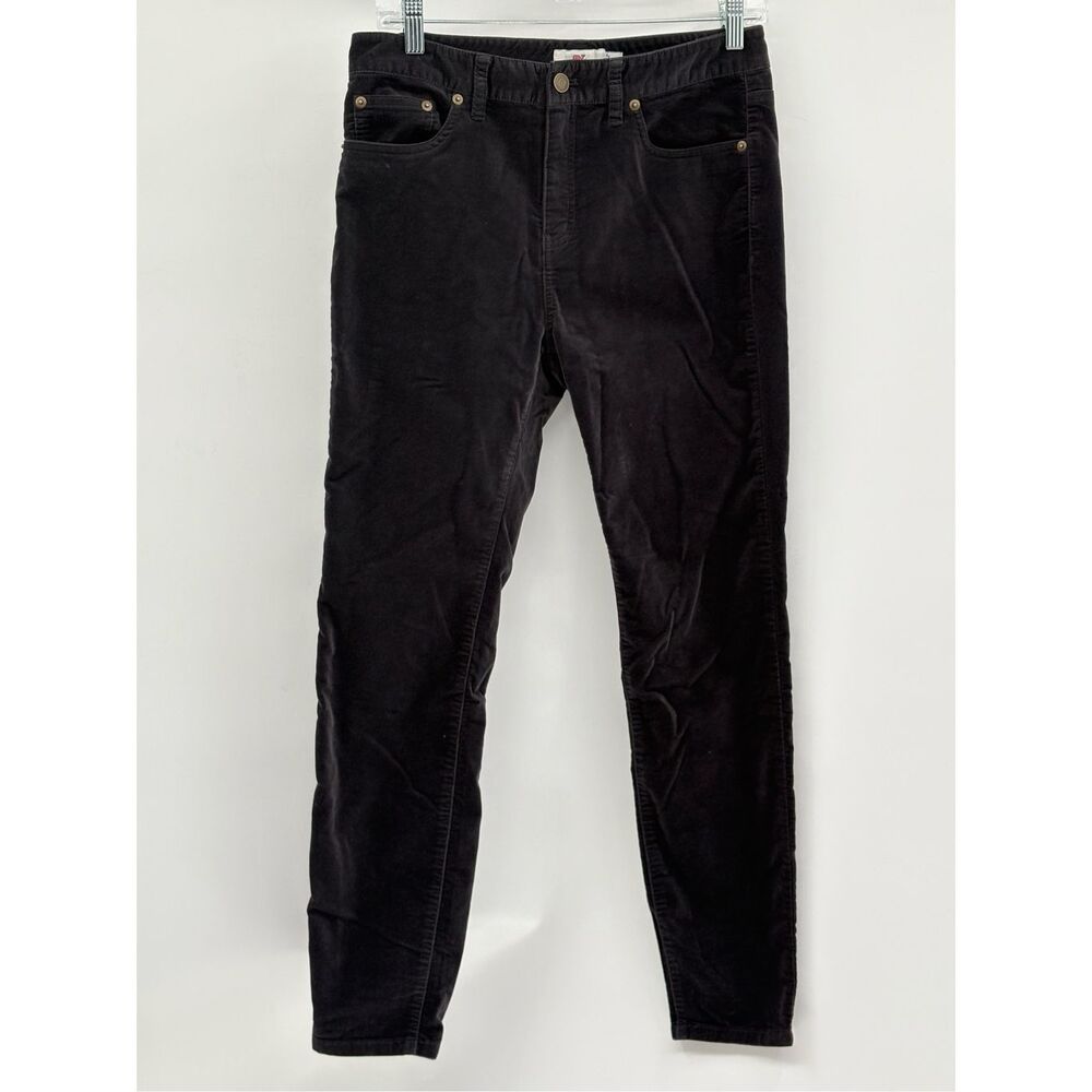Vineyard Vines Velvet Pants Jeans Women Size 6 Gray